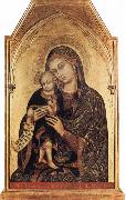 Barnaba Da Modena Madonna and Child painting